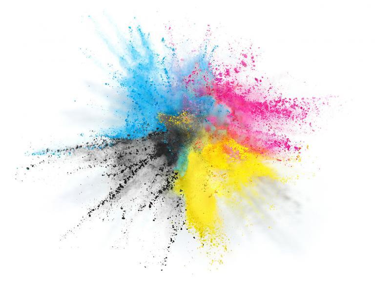 Giclée färgstänk - Ad Art